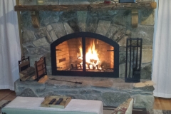 Custom Arch Fireplace door 2